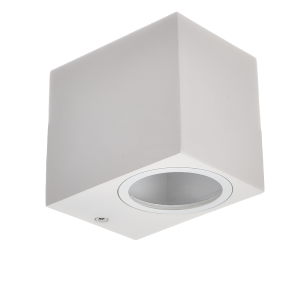 Lampa elewacyjna 1x GU10 - biała - VT-7651SQ-W