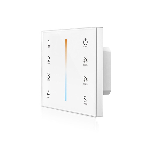 Panel LED naścienny - CCT - 4 strefowy - 230VAC - T12-1(W)