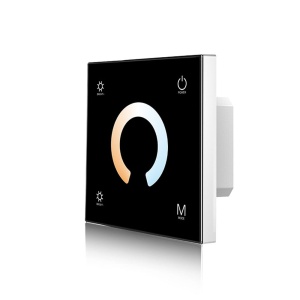 Ściemniacz LED naścienny - CCT - 1 strefowy - 12-24V DC 12A - T2(B)