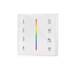Panel LED naścienny - RGB /RGB+W - 4 strefowy - 2x1,5V - T24(W)