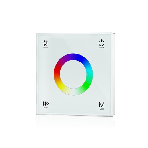 Sterownik LED naścienny - RGB - 1 strefowy - 12-24V DC 12A - T3(W)