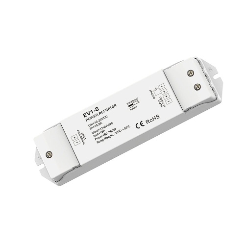 Wzmacniacz LED 12-24V DC 15A - MONO - EV1-S