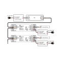 Wzmacniacz LED 12-36V DC 16A (2x8A) - CCT - EV2 - Schemat instalacja