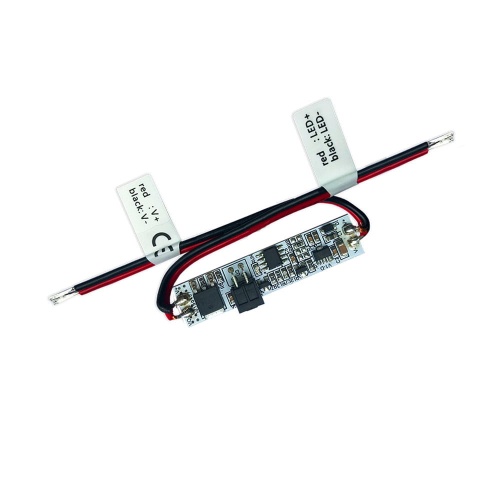 Mikro wyłącznik LED do profili aluminiowych - 12-24V DC 4A - monostabilny - E1-D