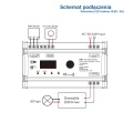 Ściemniacz LED triakowy OLED - 230VAC 1400W - sterowanie 1-10V / DMX512 / 2,4GHz - SK1 - Schemat instalacji