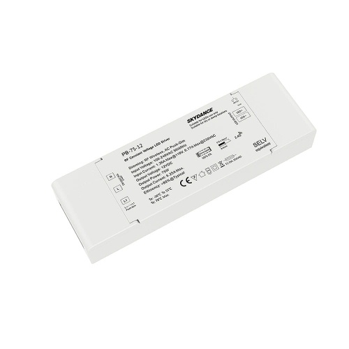 Ściemniacz z zasilaczem napięciowym LED - 24V 75W - 230V - PB-75-24