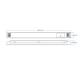Ściemniacz z zasilaczem napięciowym LED - 24V 75W - 230V - PS-75-24 - Rysunek techniczny