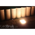 Świecąca kostka brukowa LED LedBruk Lento transparentna 8x7,5x7,5x6 cm
