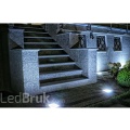 Świecąca kostka brukowa LED LedBruk Granit transparentny 8x9x6,5 cm