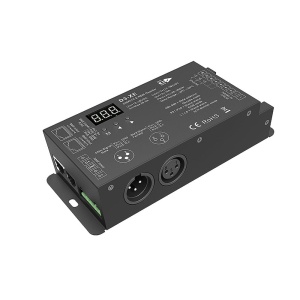 Odbiornik LED DMX512 - 3 kanałowy - 12-48V DC 3x10A - Dekoder DMX - D3-XE