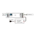 Odbiornik LED DMX512 - 4 kanałowy - 12-48V DC 4x8A - RJ45 - Dekoder DMX - D4-E - Schemat instalacji