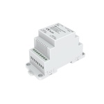 Wzmacniacz sygnału DMX512 - 12-36 VDC - 1 kanał na 2 kanały - na szynę DIN - splitter DMX - DA(W)