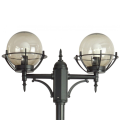 Lampa ogrodowa - parkowa stojąca regulowana 2x E27 - KULE Z KOSZYKIEM 200 OGMW 2 KPO FU