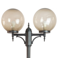 Lampa ogrodowa - parkowa stojąca regulowana 2x E27 - KULE CLASSIC OGMWN 2 300 FU