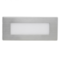 Oprawa ścienna do zabudowy LED 1,5W 3000K - MUR LED INOX E 04