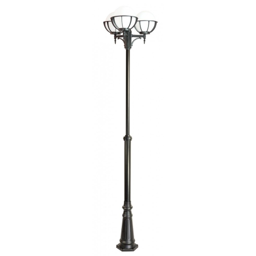 Lampa ogrodowa - parkowa stojąca 3x E27 - KULE Z KOSZYKIEM 250 OGMWN 3 KPO 250