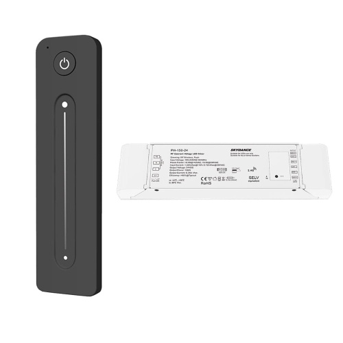 Ściemniacz LED z zasilaczem 24V 150W Skydance - Mono - 1 strefowy - Pilot + zasilacz - zestaw