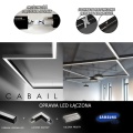 Oprawa liniowa LED z możliwością łączenia - Linear Cabail - 40W 5500lm - Czarna - UGR<21 - Realizacja