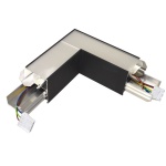 Łącznik kątowy 90° do oprawy liniowej LED Cabail - Czarny
