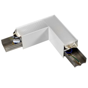 Łącznik kątowy 90° do oprawy liniowej LED Cabail - Biały