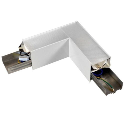 Łącznik kątowy 90° do oprawy liniowej LED Cabail - Biały