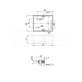  Wyłącznik zmierzchowy WZN-01/S1 - 230V AC 16A IP20 - rysunek techniczny