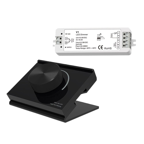 Ściemniacz LED Skydance - Mono - 1 strefowy - Panel z podstawką 3V + odbiornik - zestaw