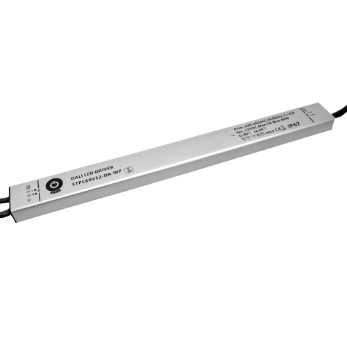 Zasilacz napięciowy hermetyczny ultrapłaski POS 12V 60W 5A FTPC60V12-DA -WP DALI