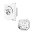 Ściemniacz do żarówek 230VAC Skydance - 1 strefowy - Panel naścienny 230V + odbiornik - biały zestaw