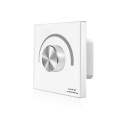 Ściemniacz do żarówek 230VAC Skydance - 1 strefowy - Panel naścienny 230V + odbiornik - biały zestaw - panel naścienny T11-K(W)