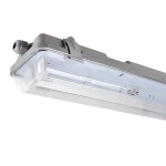Hermetyczna oprawa liniowa IP65 - 2x120cm - do świetlówek LED T8