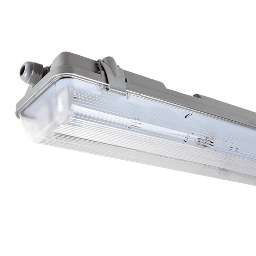 Hermetyczna oprawa liniowa IP65 - 2x120cm - do świetlówek LED T8