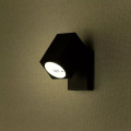 Lampa elewacyjna 1x GU10 - czarna - VT-7611 - realizacja