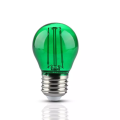 Żarówka LED dekoracyjna E27 G45 Filament 2W zielona 60lm 300° - VT-2132-G