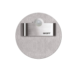 Oprawa schodowa LED z czujnikiem ruchu - SHORT RUEDA  - Szlif - 10V / 230V - IP20 - Skoff