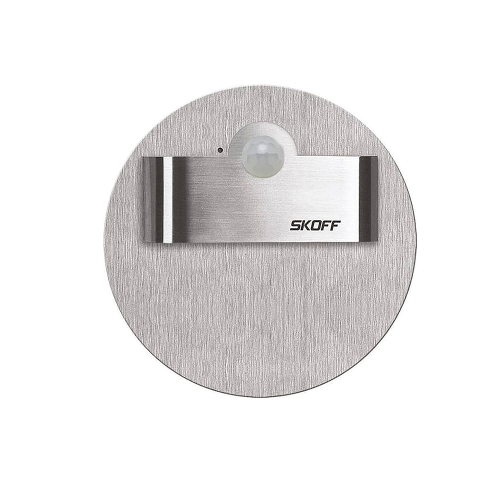 Oprawa schodowa LED z czujnikiem ruchu - SHORT RUEDA - Szlif - 10V / 230V - IP20 - Skoff
