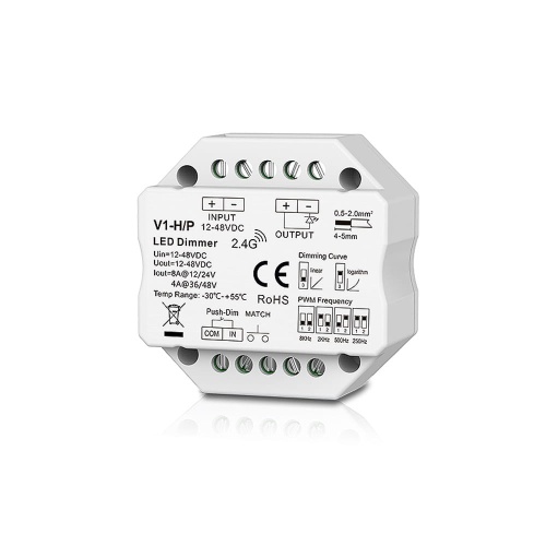 Odbiornik LED - Mono - 12-48V DC 1x8A - V1-H/P