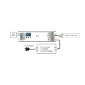 Odbiornik LED DMX512 - 5 kanałowy - 12-48V DC 5x4A - Dekoder DMX - D5-P - Schemat podłączenia