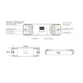 Odbiornik LED DALI - Mono - 12-24 DC 4x5A - DA4-L - Rysunek techniczny
