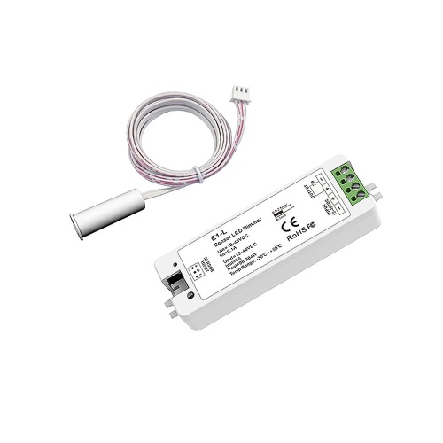 Włącznik bezdotykowy do oświetlenia LED - 12-48V DC 8A - bistabilny - E1-L+EB(C)