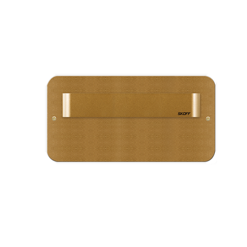 Oprawa schodowa LED - SHORT SALSA MAX - Matowy mosiądz - 10V IP20 - Skoff