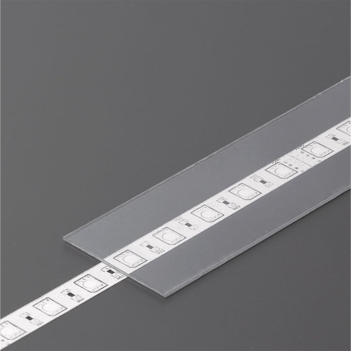Klosz wsuwany "A9" transparentny do profili aluminiowych LED
