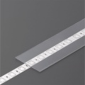 Klosz wsuwany "A9" transparentny do profili aluminiowych LED