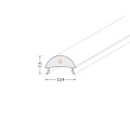 Klosz zatrzaskowy "C" soczewka do profili aluminiowych LED - wymiary