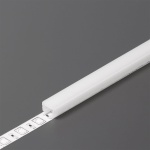 Klosz zatrzaskowy "C1" mleczny do profili aluminiowych LED - 1mb