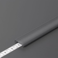 Klosz zatrzaskowy "C3" czarny do profili aluminiowych LED