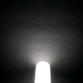 Klosz zatrzaskowy "D" mleczny do profili aluminiowych LED - rozproszenie światła