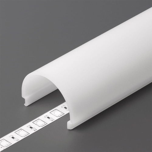 Klosz zatrzaskowy "D9" mleczny do profili aluminiowych LED