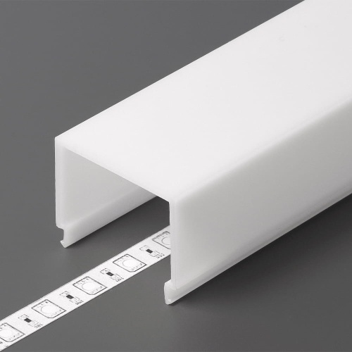 Klosz zatrzaskowy "E9" mleczny do profili aluminiowych LED