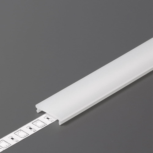 Klosz zatrzaskowy "F" mleczny do profili aluminiowych LED